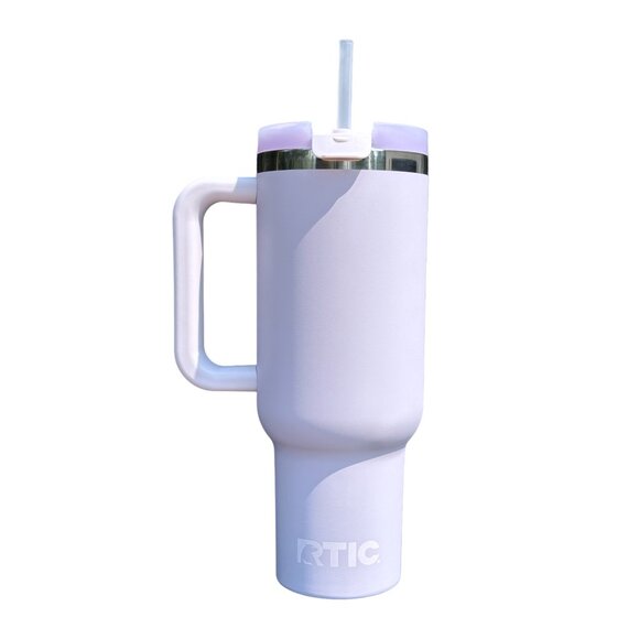 RTIC 40oz ROAD TRIP TUMBLER (CERAMIC LINING) - DUSTY LILAC - Picture 2 of 3